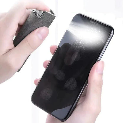 2In1 Microfiber Screen Cleaner Spray Bottle Set Mobile Phone Ipad Computer Microfiber Cloth Wipe Iphone Cleaning Glasses Wipes